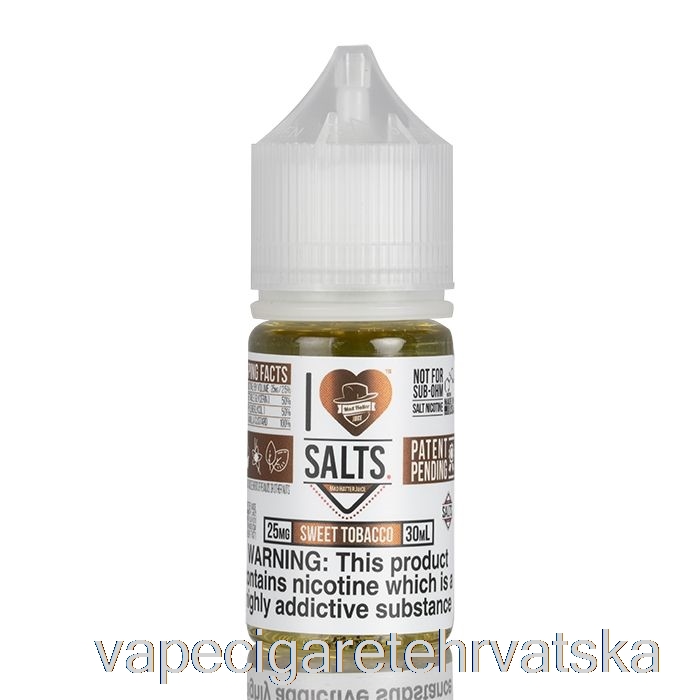 Vape Hrvatska Slatki Duhan - Volim Soli - 30ml 25mg